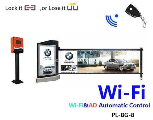 Wi-Fi&Advertisement, portone all'aperto automatico della barriera di traffico dell'aeroporto 1,3,5s per l'annuncio, PL-BG-8